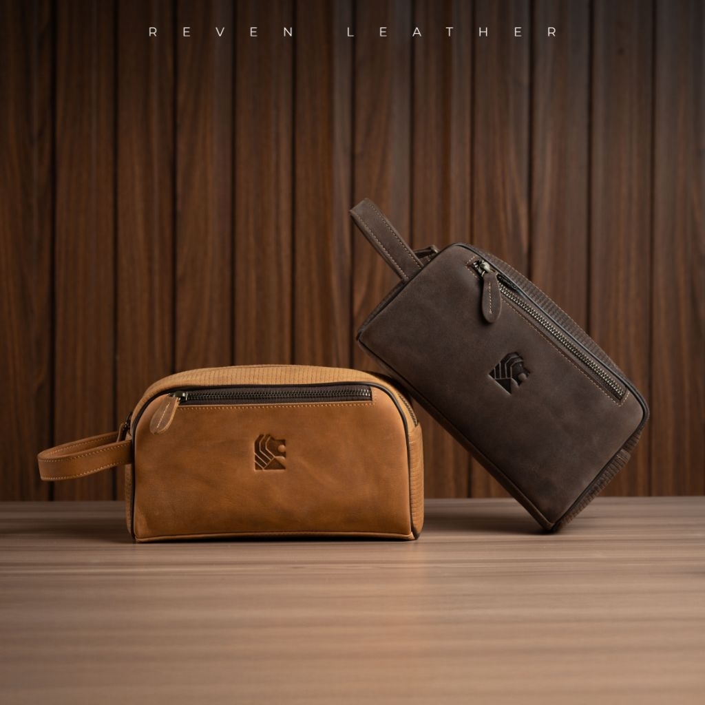 Reven leather NAYAKA tas tangan pria bahan kulit asli