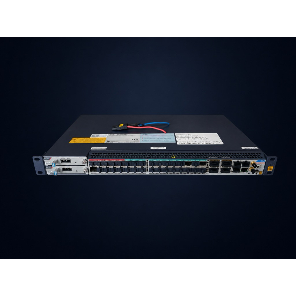 Switch router zte zxctn 6120h-s full open full lisenci 100GE x4 25GE x22 10GE x10