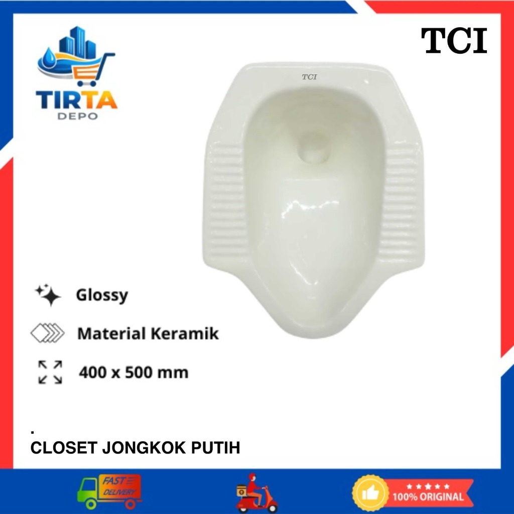 Kloset Jongkok TCI Toilet Jongkok Keramik Modern Harga Murah