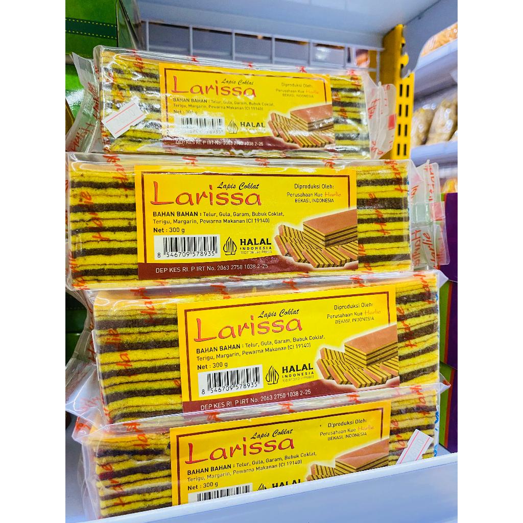 LAPIS LEGIT COKLAT SPESIAL LARISSA 300gr AWET TAHAN LAMA KUE BASAH HALAL