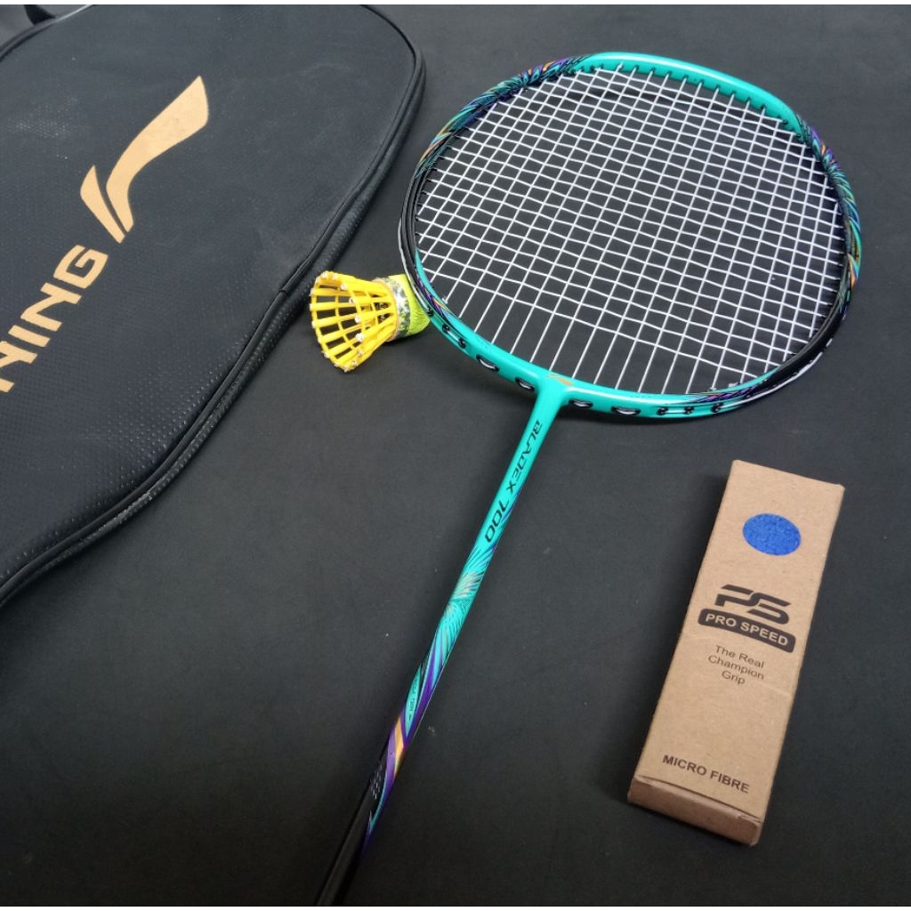 Raket badminton bekas second original lining bladex 700
