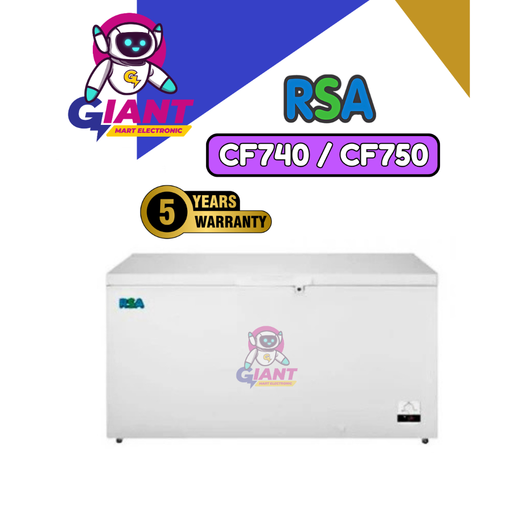 CHEST FREEZER COOLER BOX 2 PINTU RSA CF740/CF750 / CF-740/CF-750