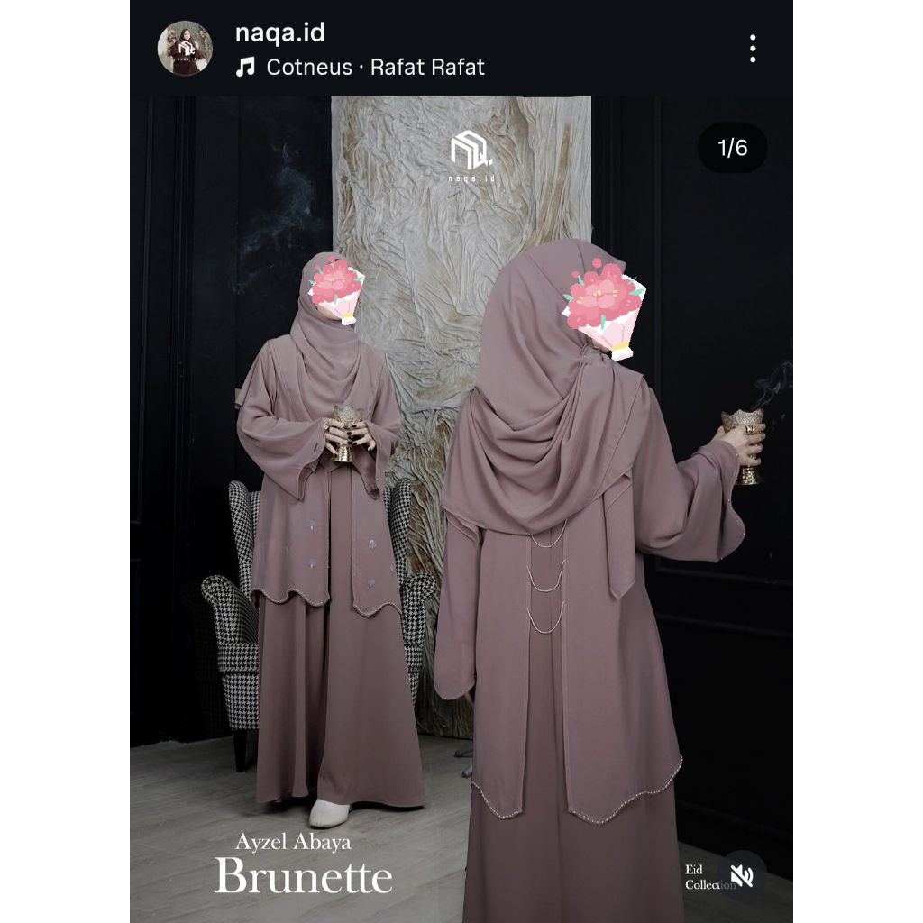 Ayzel Abaya Naqa XS PL Naqa.id