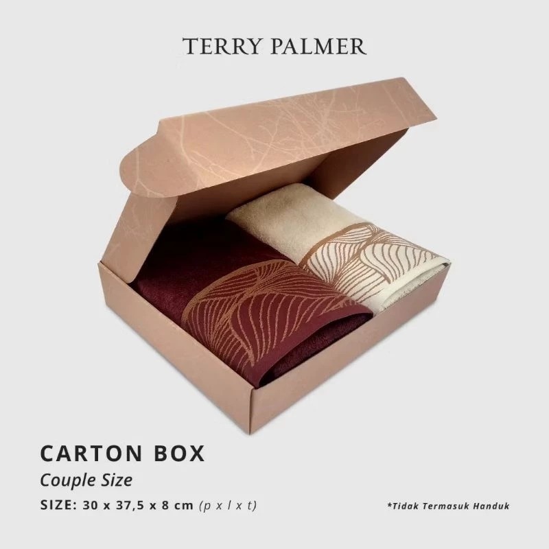 BOX HANDUK TERRY PALMER DOUBLE & SINGLE HARD BOX) *HANYA BOX TIDAK TERMASUK HANDUK*
