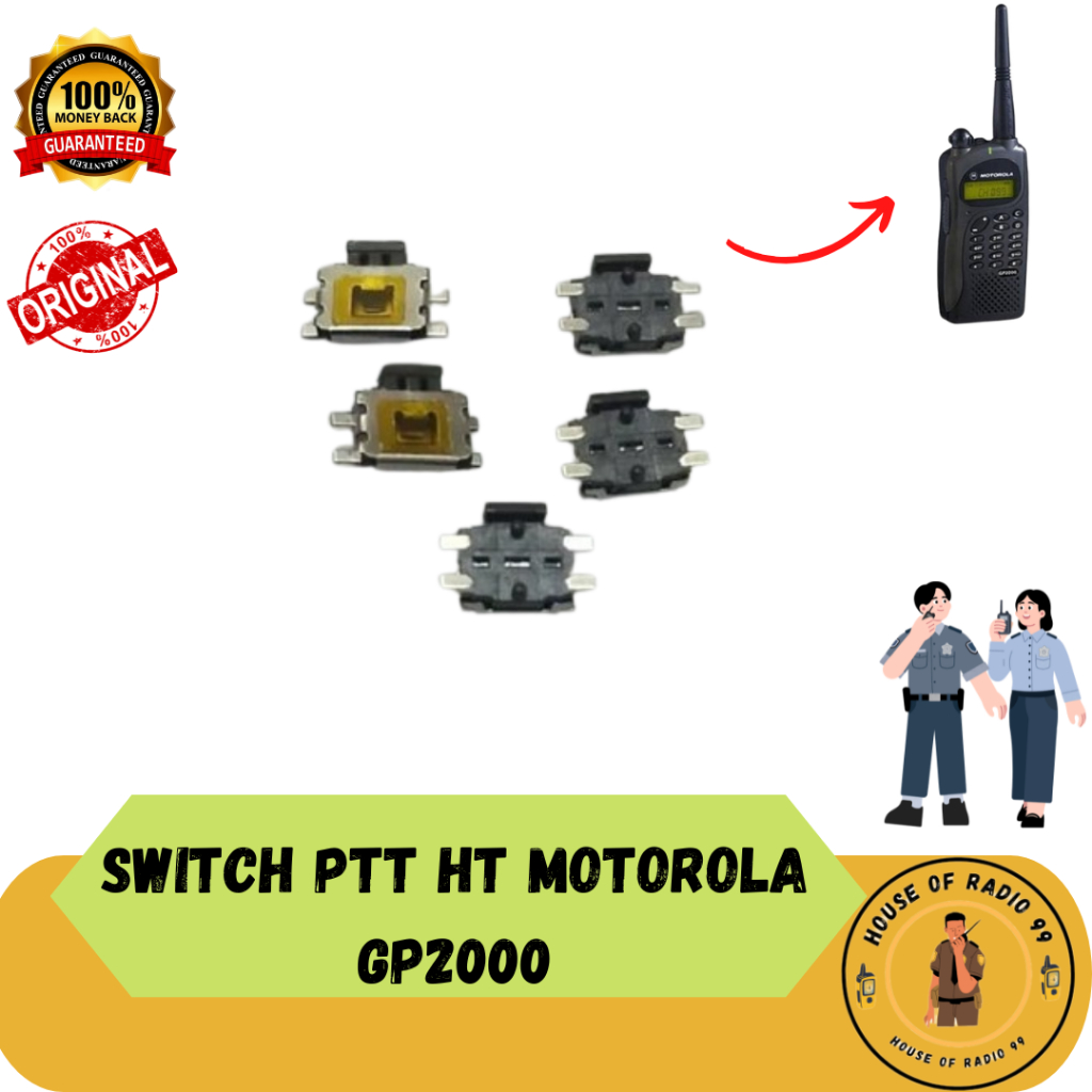 Switch PTT HT Motorola GP 2000 Tombol PTT HT Motorola GP 2000