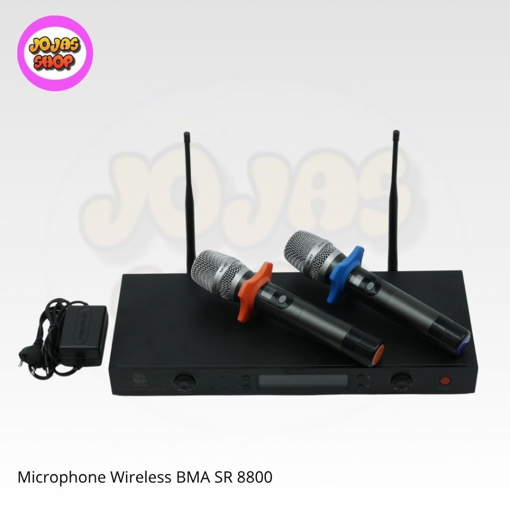 Microphone Wireless BMA SR8800 mic wireles bma 8800 microfon 880 wirles mikropon karaoke singer