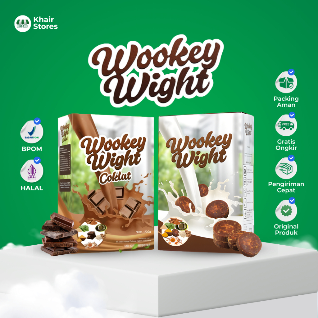 Wookey Weight - Susu Gemuk Badan Wookey Weight Penambah Berat Badan 220gr