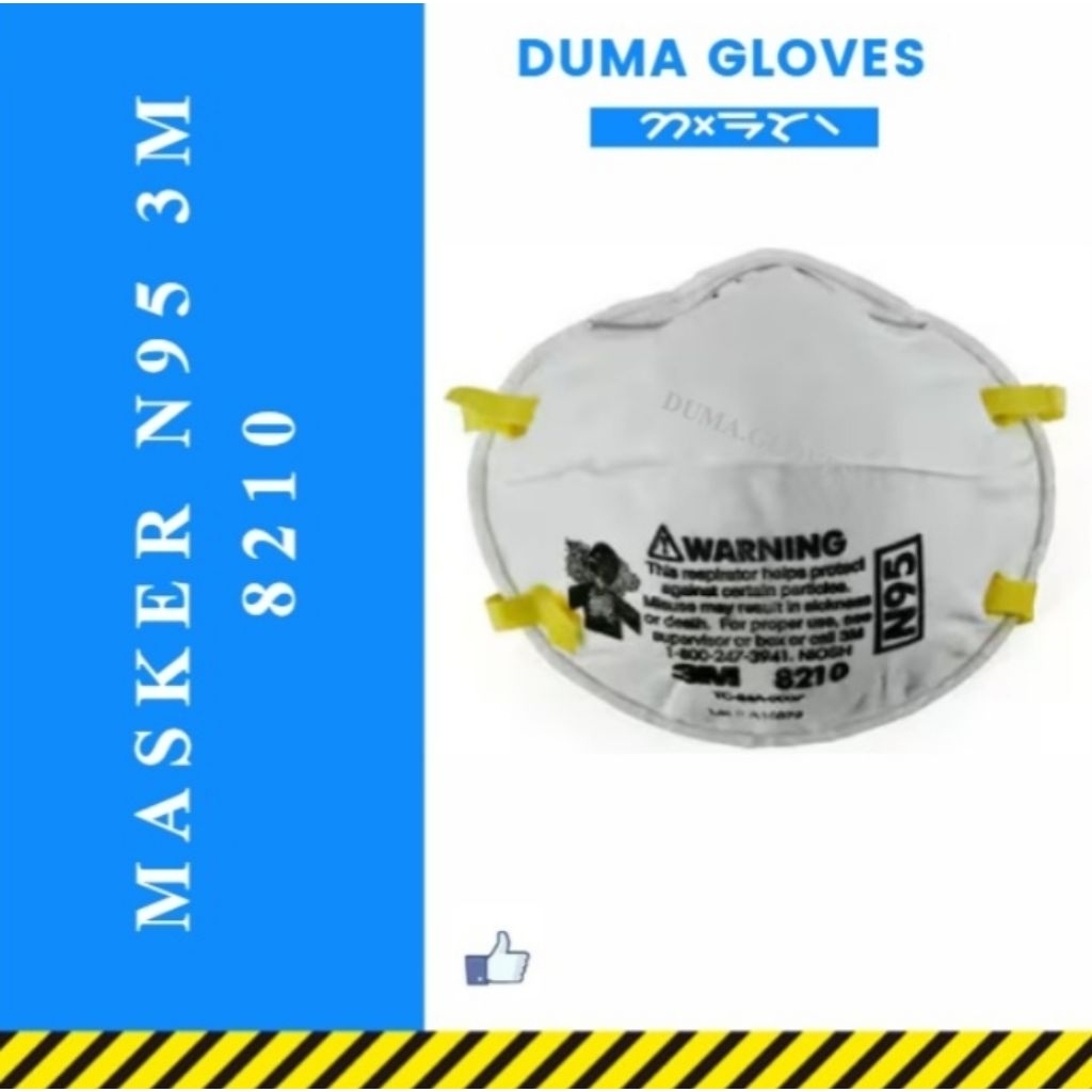 MASKER 3M N95 8210 ORIGINAL