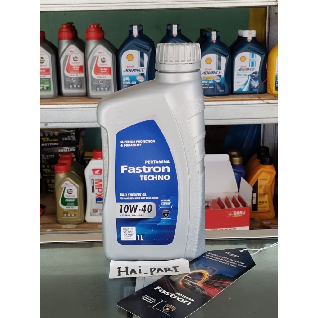 OLI FASTRON TECHNO 10W 40 1L ORIGINAL PERTAMINA