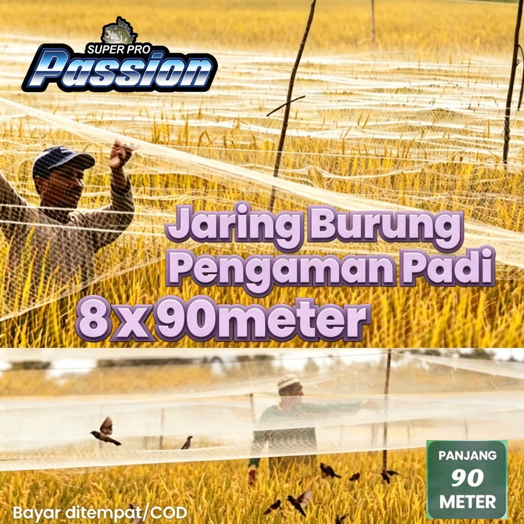 JARING SENAR / JARING BURUNG EMPRIT / JARING PADI / JARING SAWAH / JARING JAGA PADI SAWAH