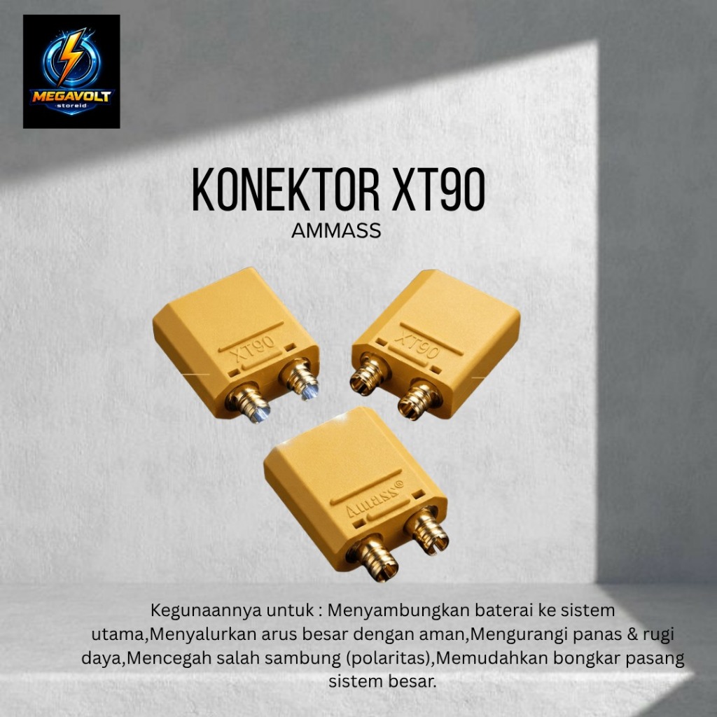 1pcs - Amass Original XT90H Male Female Connector or Konektor Socket Soket XT90