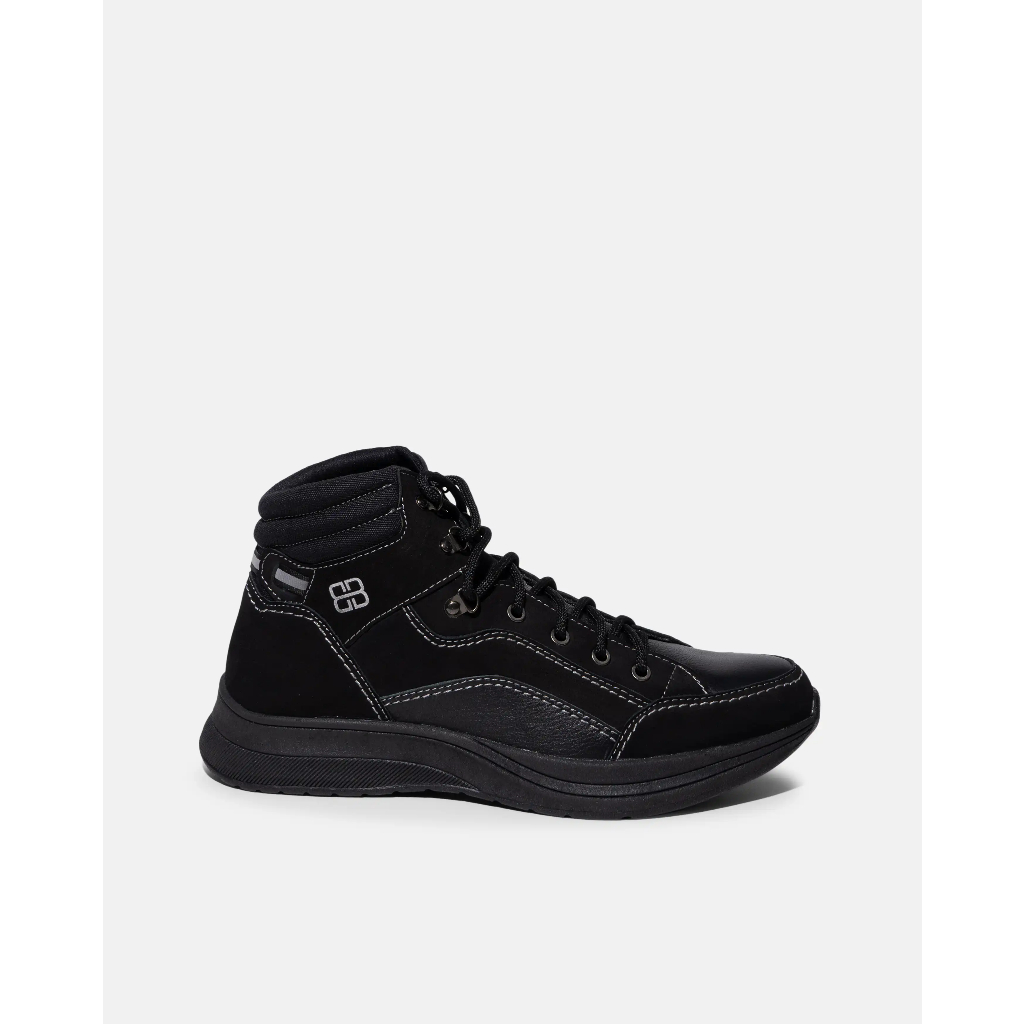 BUCCHERI OTHELLO Sepatu Booth Pria Nyaman-br4013-Black