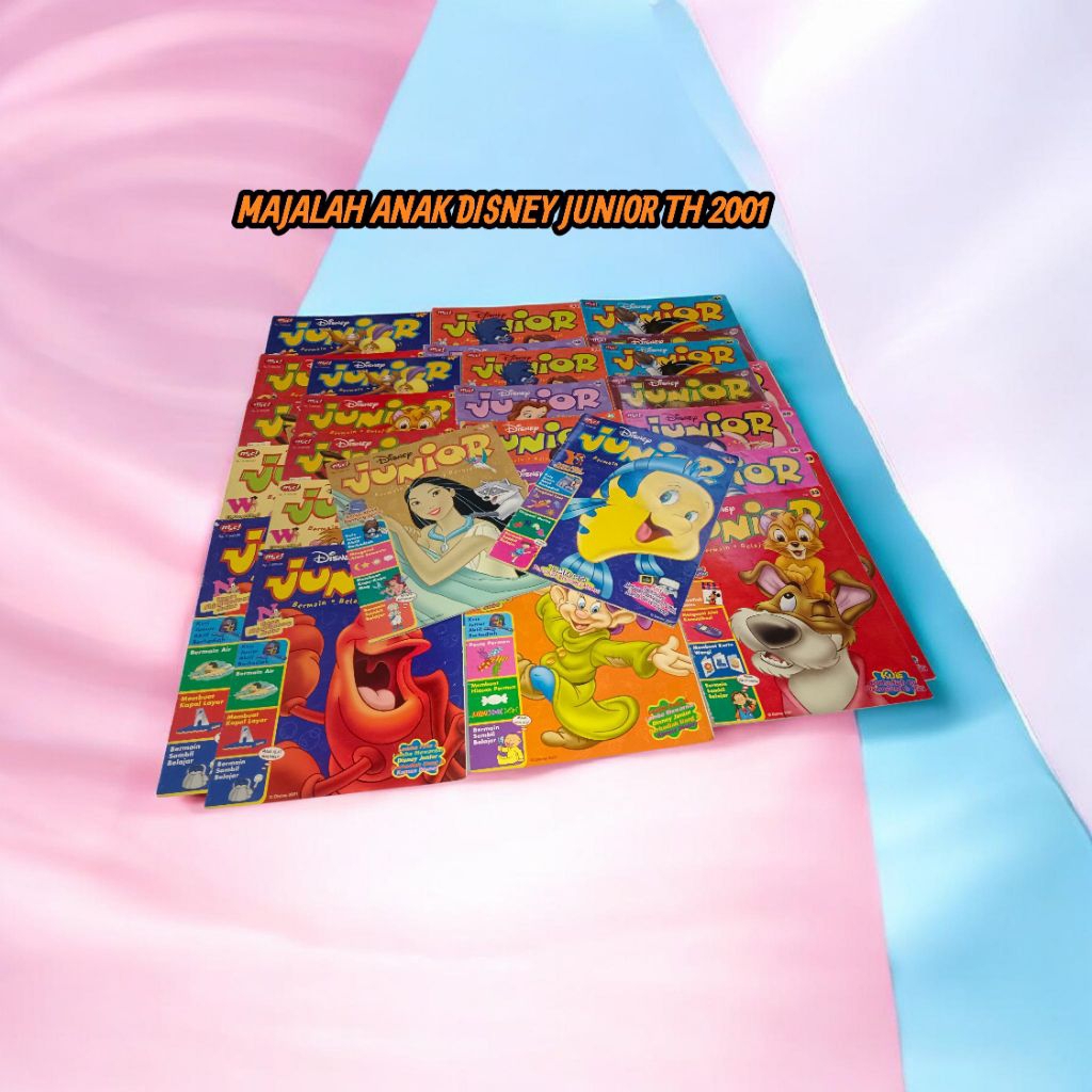 MAJALAH ANAK DISNEY JUNIOR 2001
