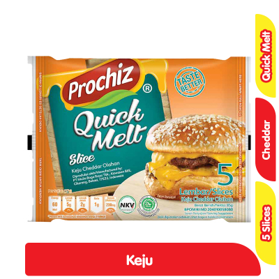 Quick Melt Slice 5 Lembar - Lembut, Gurih, Mudah Diparut