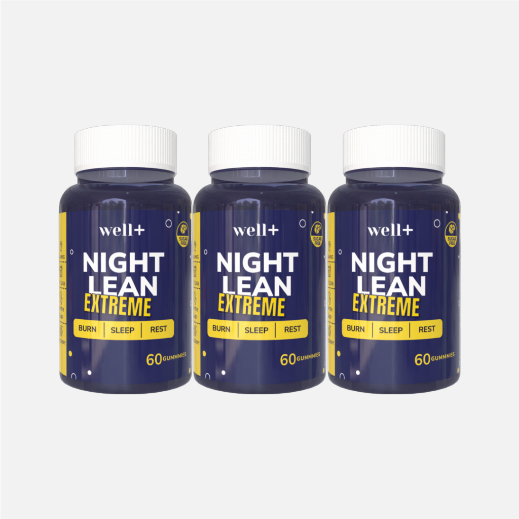 WELL+ Night Lean Extreme 60 Gummies Suplemen Diet Malam Burn Sleep