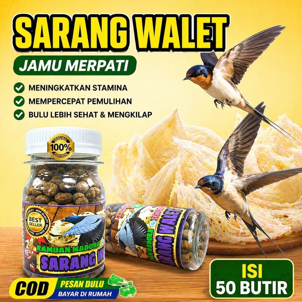 JAMU BURUNG MERPATI SARANG WALET SUPER 100% ORIGINAL PRODUCT pil ferfect power extra power speed pow