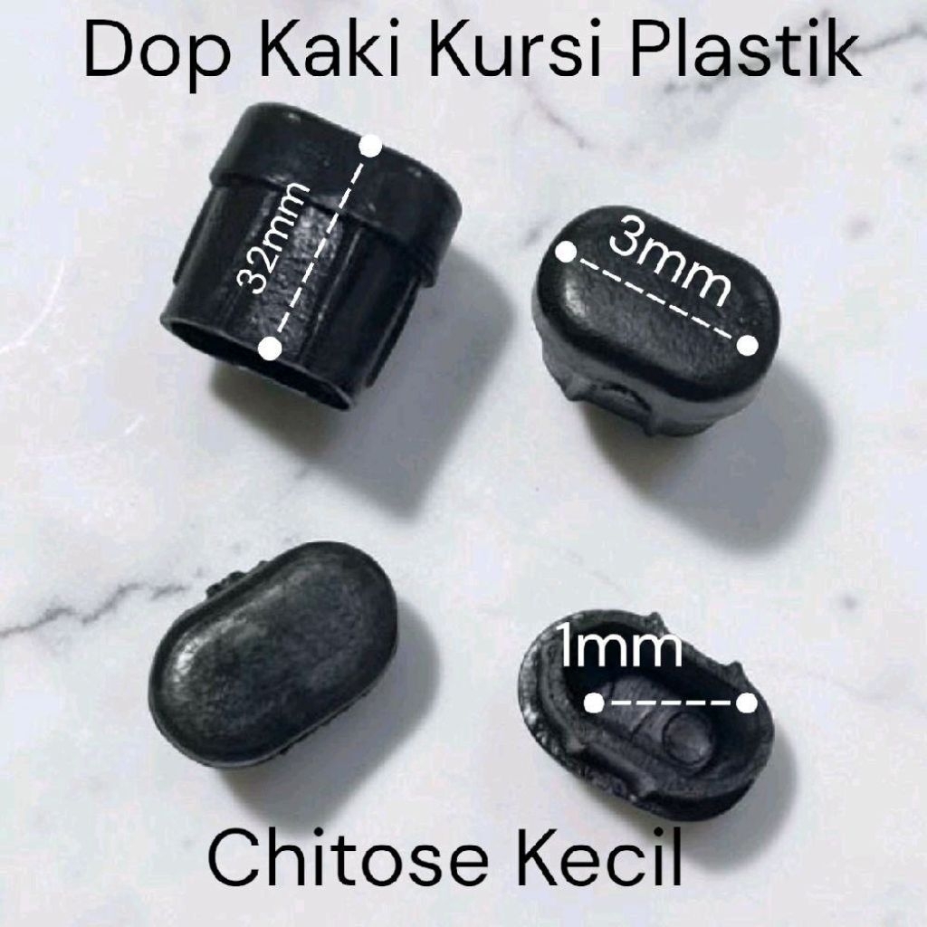 Alas Kaki Kursi Plastik Oval Chitose Kecil Nomor P1C