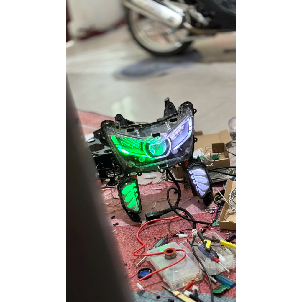 biled nmax new set headlamp+sein