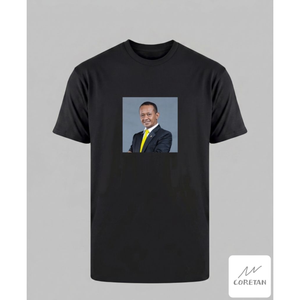 KAOS KANDA BAHLIL - Coretan T-shirt Meme Etanol Bahlil Lahadalia Apparel UNISEX