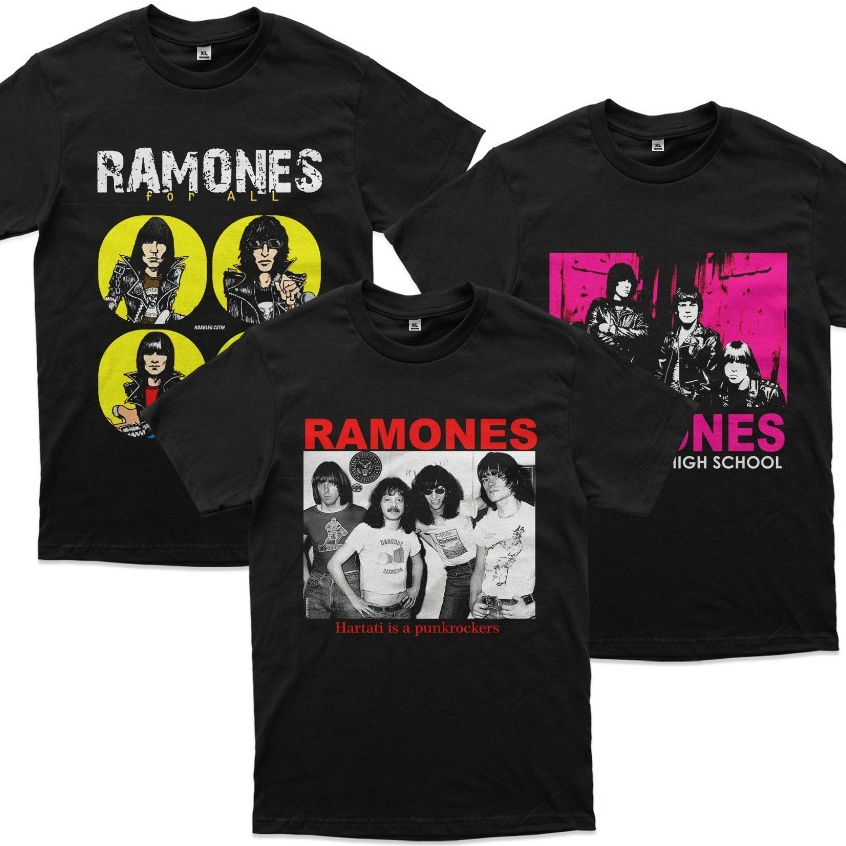 kaos ramones x caca handika