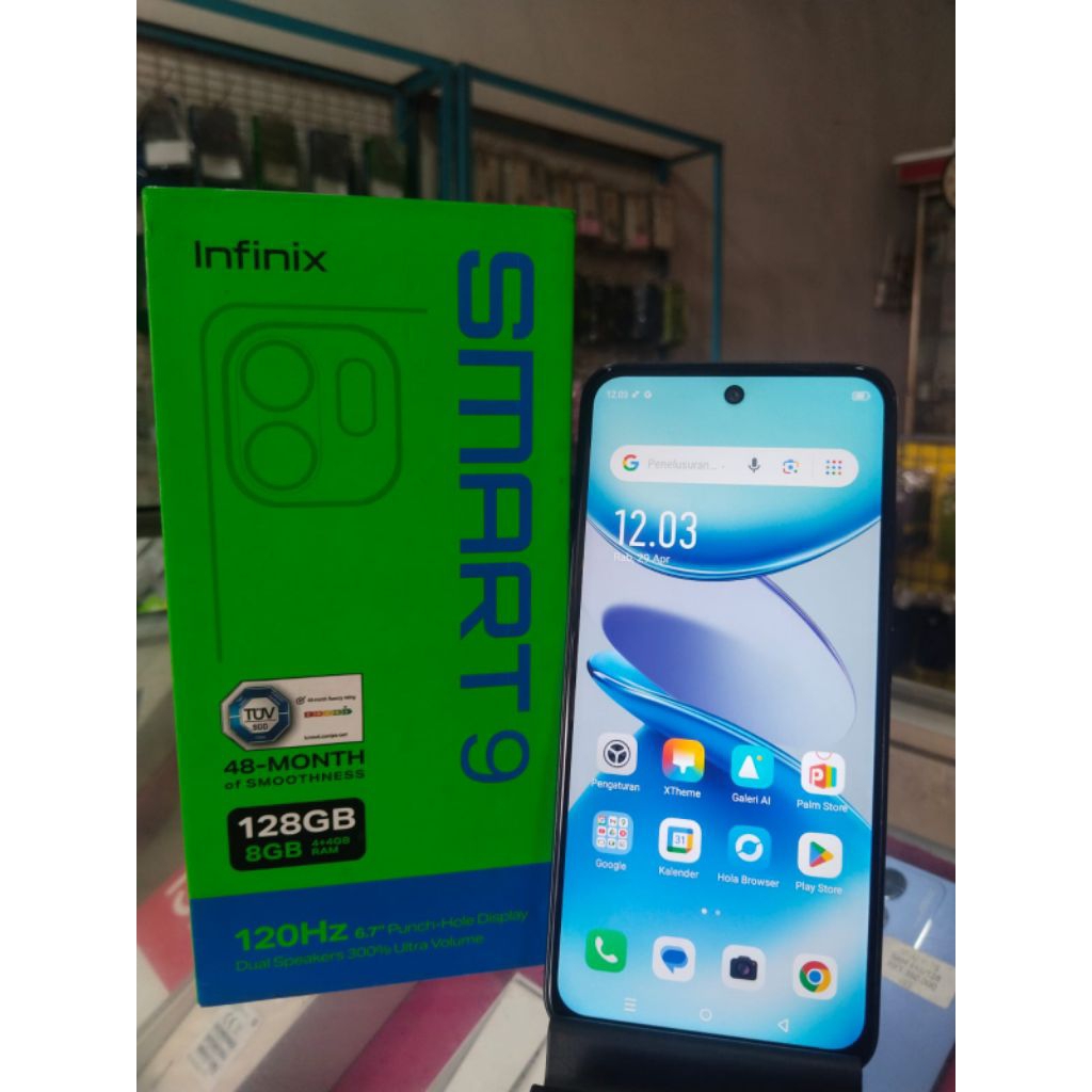 HP SECOND MURAH BERGARANSI INFINIX SMART 9 RAM 4+4/128 LCD ORIGINAL KOTAK