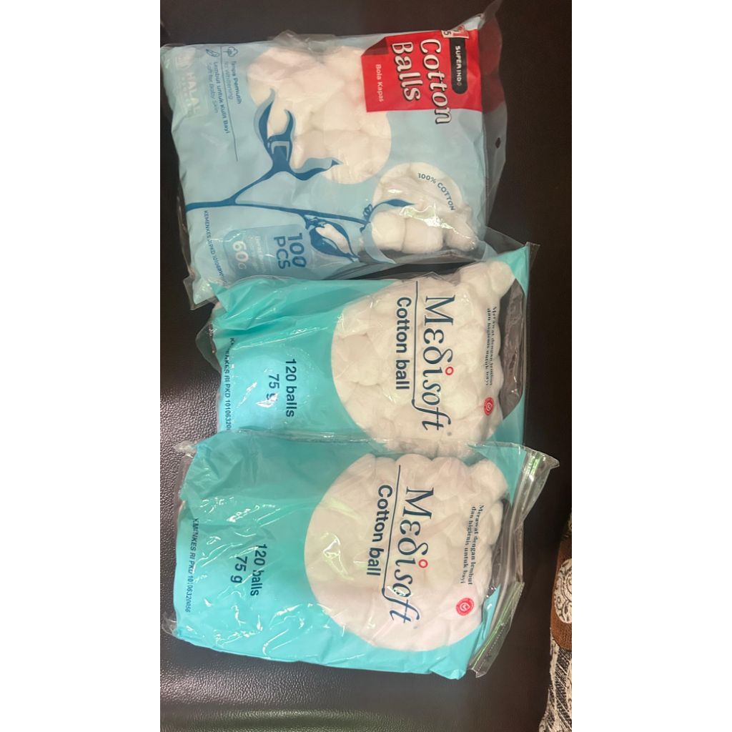 Kapas bayi dan underpad