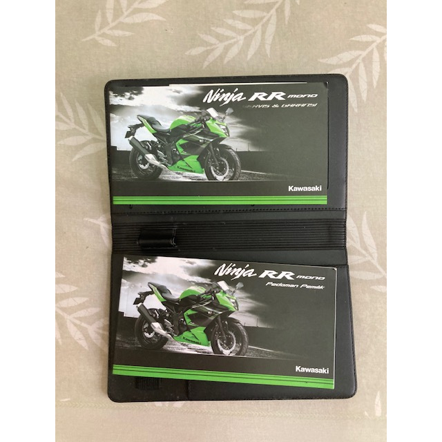 Kawasaki Buklet Buku Service Motor Ninja RR Mono Bekas