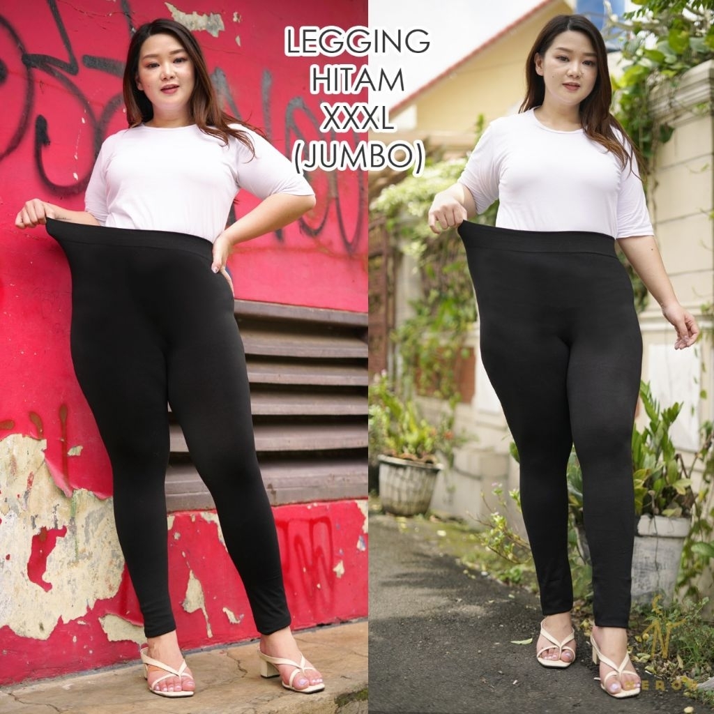 Legging neron panjang jumbo XXXXL (903)