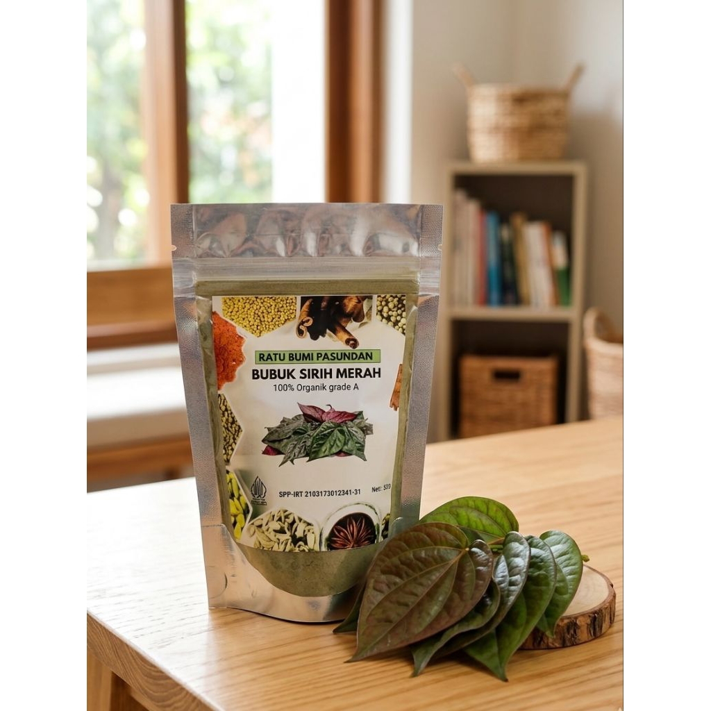 Daun Sirih Merah Bubuk 100%Asli Bubuk Daun Sirih Merah 250gr