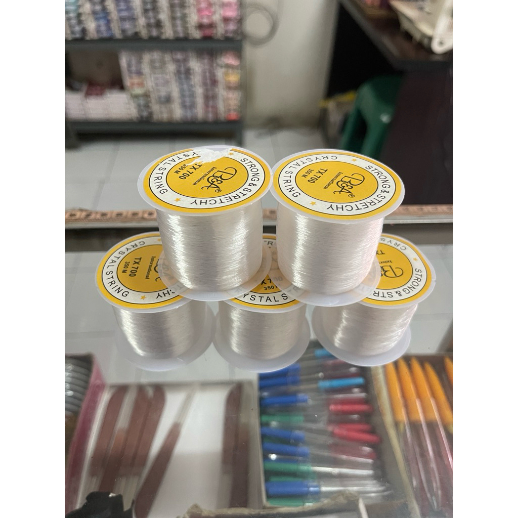 Senar Payet TX 700 Diameter 0.2mm Paling Halus Bening Transparan / Benang Payet / Tali Payet / Manik