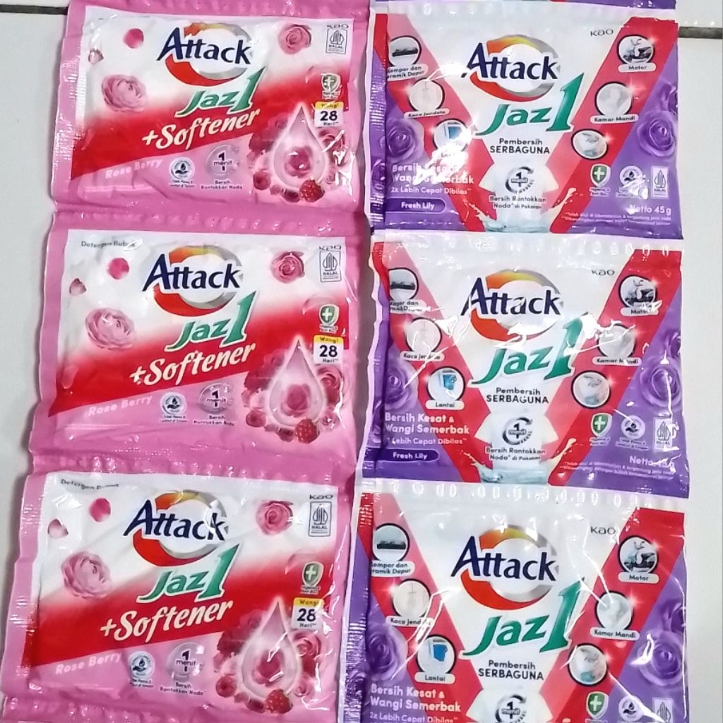 Attack Jaz1 Sachet 40g (6 Sachet)