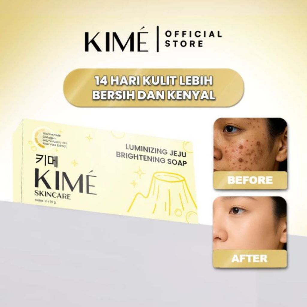 BUNGA-KIME/Sabun Muka/Pembersih Wajah