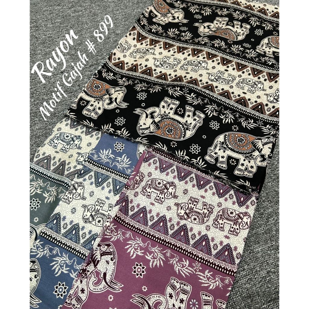 RAYON VISCOSE MOTIF BAHAN PREMIUM
