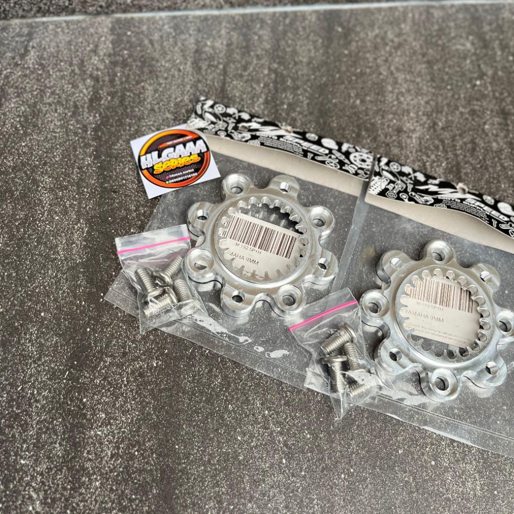 ADAPTOR SPACER PLENDES 9MM M1 SPEED TROMOL YAMAHA JUPITER VEGA MIO VELG RCB SS TWO 9MM M1 SPEED