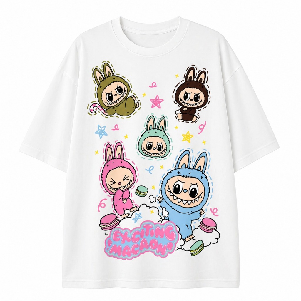 PAKAIAN WANITA QCUMBER TEE - exciting macarons