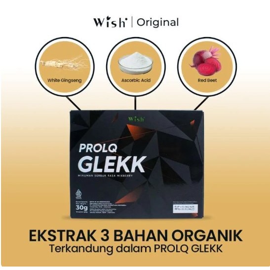 Bubuk Herbal Prolq Glekk Isi 10 Sachet