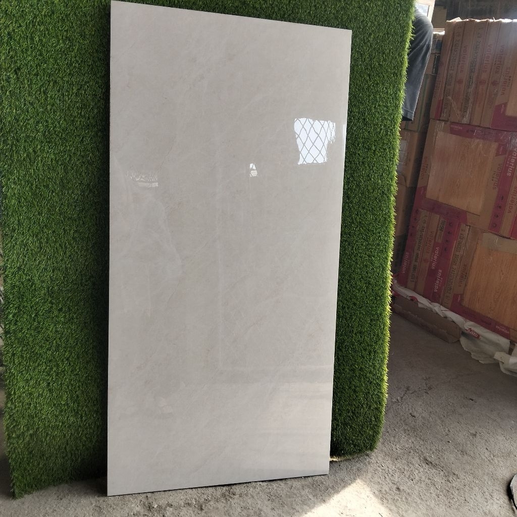 Granit 60x120 cream motif marmer (glossy-kilap) /granit lantai/ granit top table/granit dinding kama