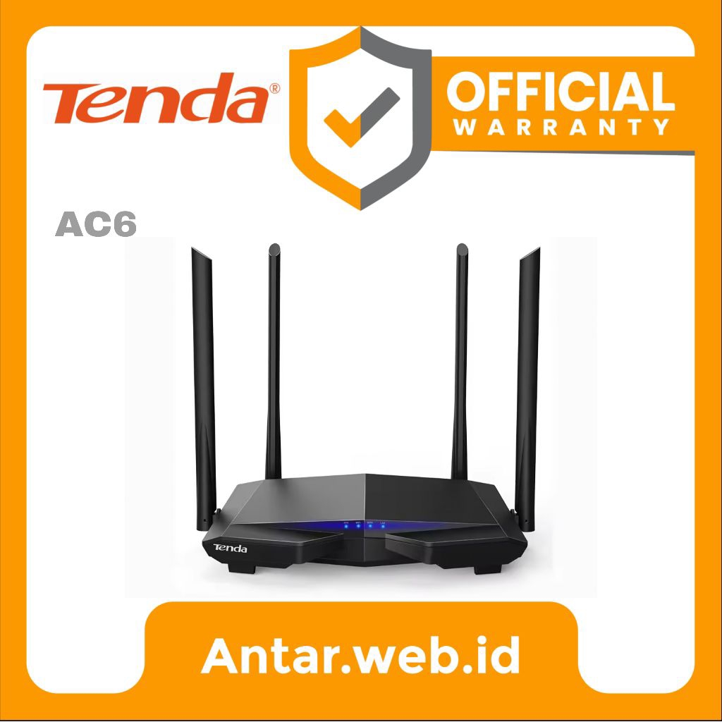 TENDA AC6 AC1200 Dual-Band Wireless Router