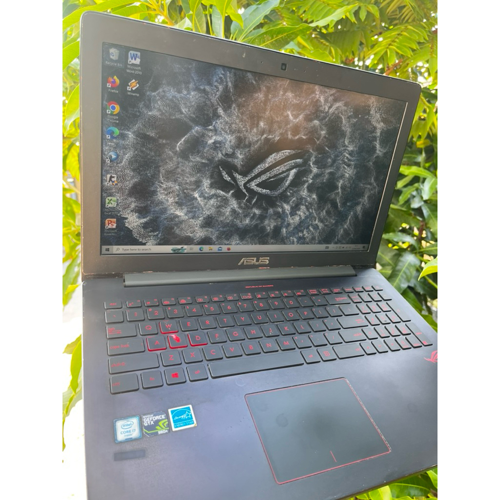 Laptop Asus Rog core i7-6th, Ram 8gb, Ssd 128gb + hdd 1tb, vga intel + gtx 4gb