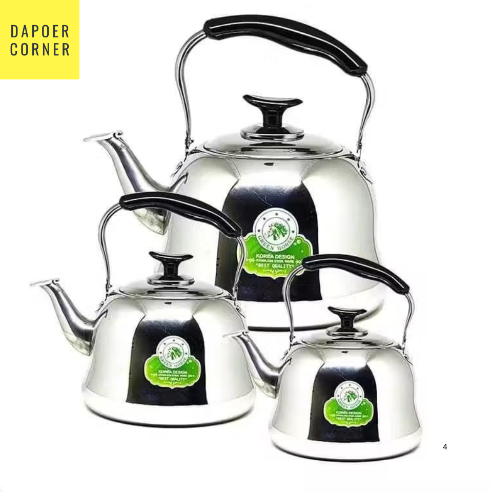HORSE TEKO SUIL CERET BUNYI STAINLESS STEEL PREMIUM / TEKO AIR STAINLESS PELUIT/ WHISTLING KETTLE / 