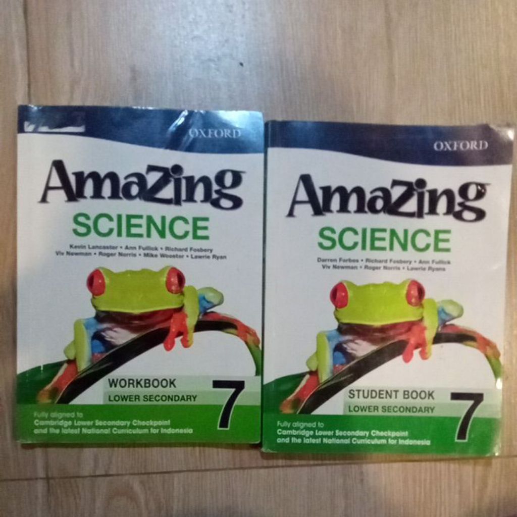 Buku amazing science 7 second kondisi layak pakai(cek video & note)