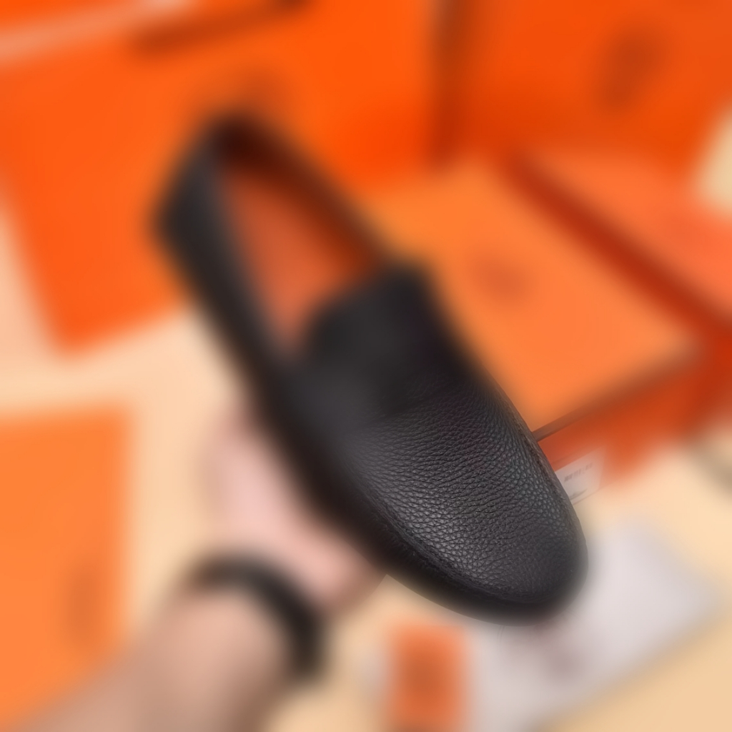 Sepatu Loafer Pria Kulit Slip On Hitam