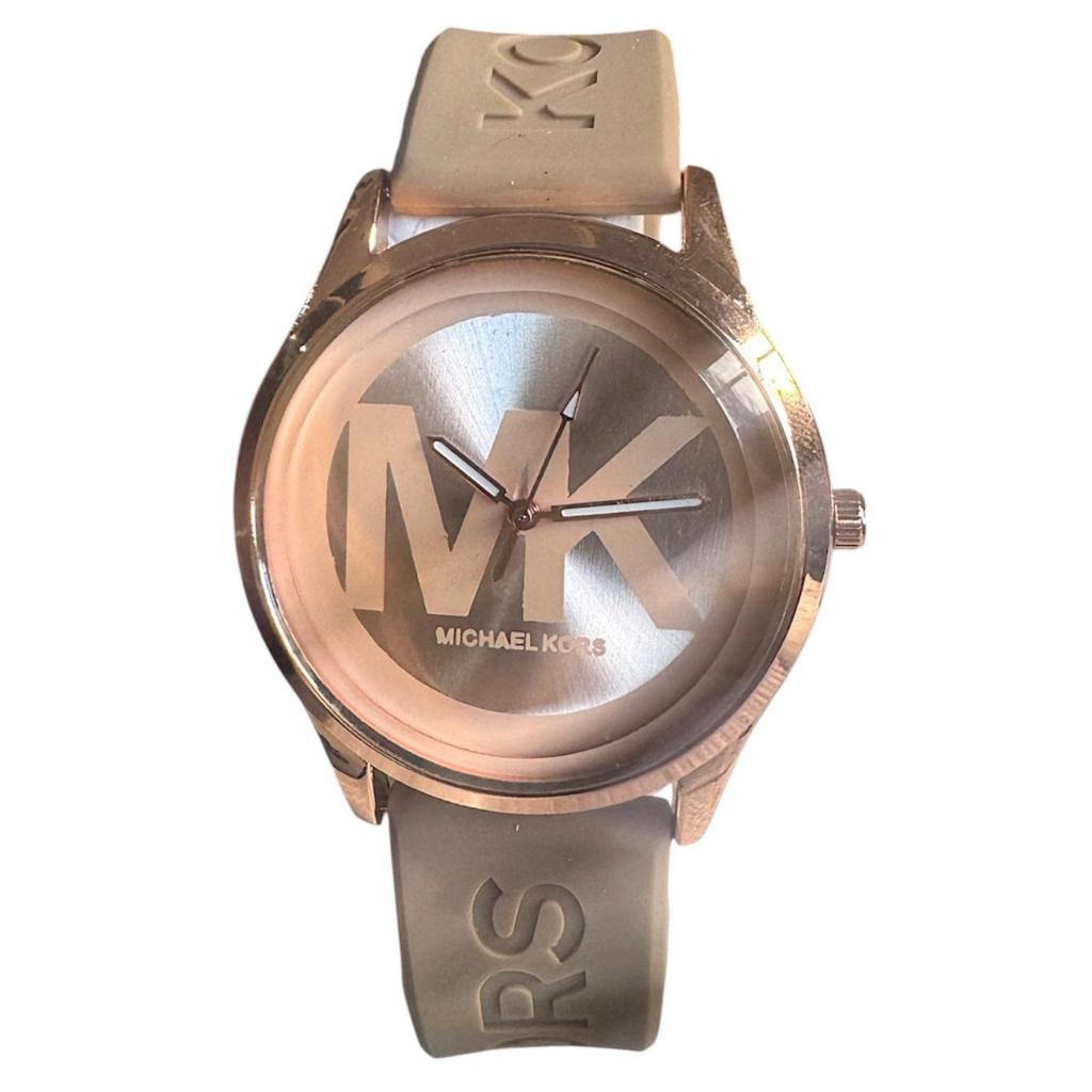 Jam Tangan Wanita MK Multicolor Tali Rubber Trendy korea - L1065