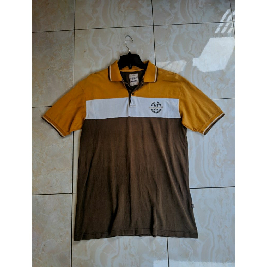 kaos kerah nevada vintage original