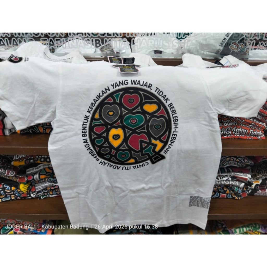 SIZE S KAOS JOGER BALI (100% ORIGINAL JOGER BALI)