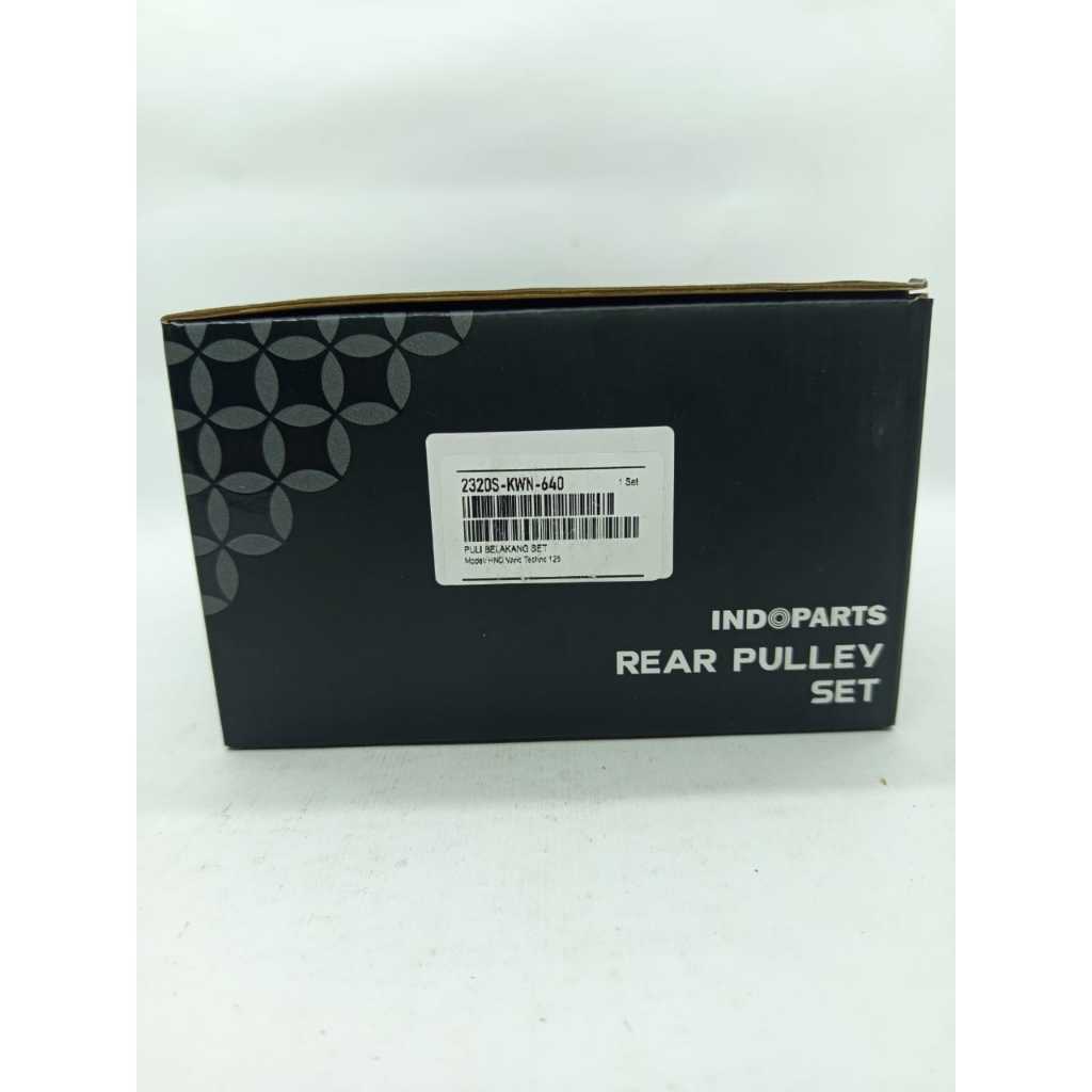 PULLY BELAKANG SET VARIO TECHNO 125 ORIGINAL INDOPARTS - KWN
