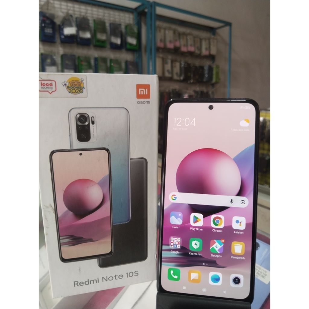 HP SECOND MURAH BERGARANSI REDMI NOTE 10S RAM 8/128 LCD ORIGINAL