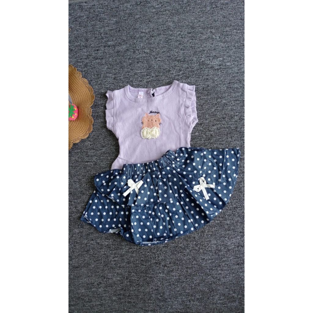 GI - DAE - SETELAN ROK ANAK CEWEK IMPORT