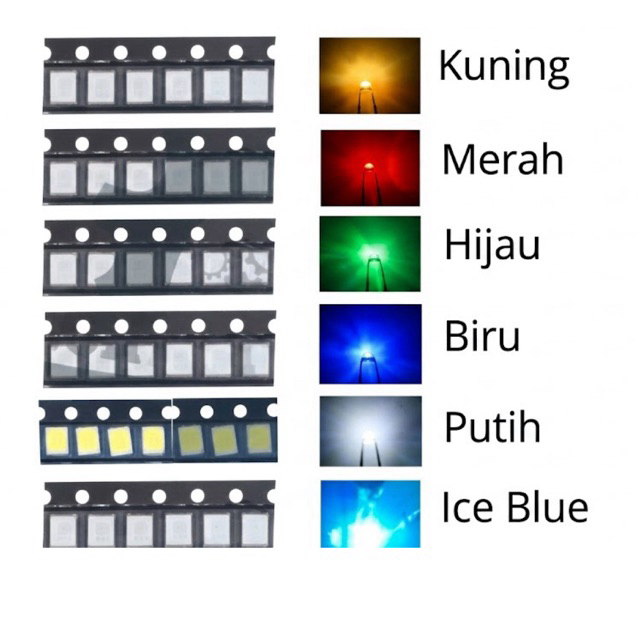 15PCS Lampu LED SMD 3528 Universal LED All Type Speedometer