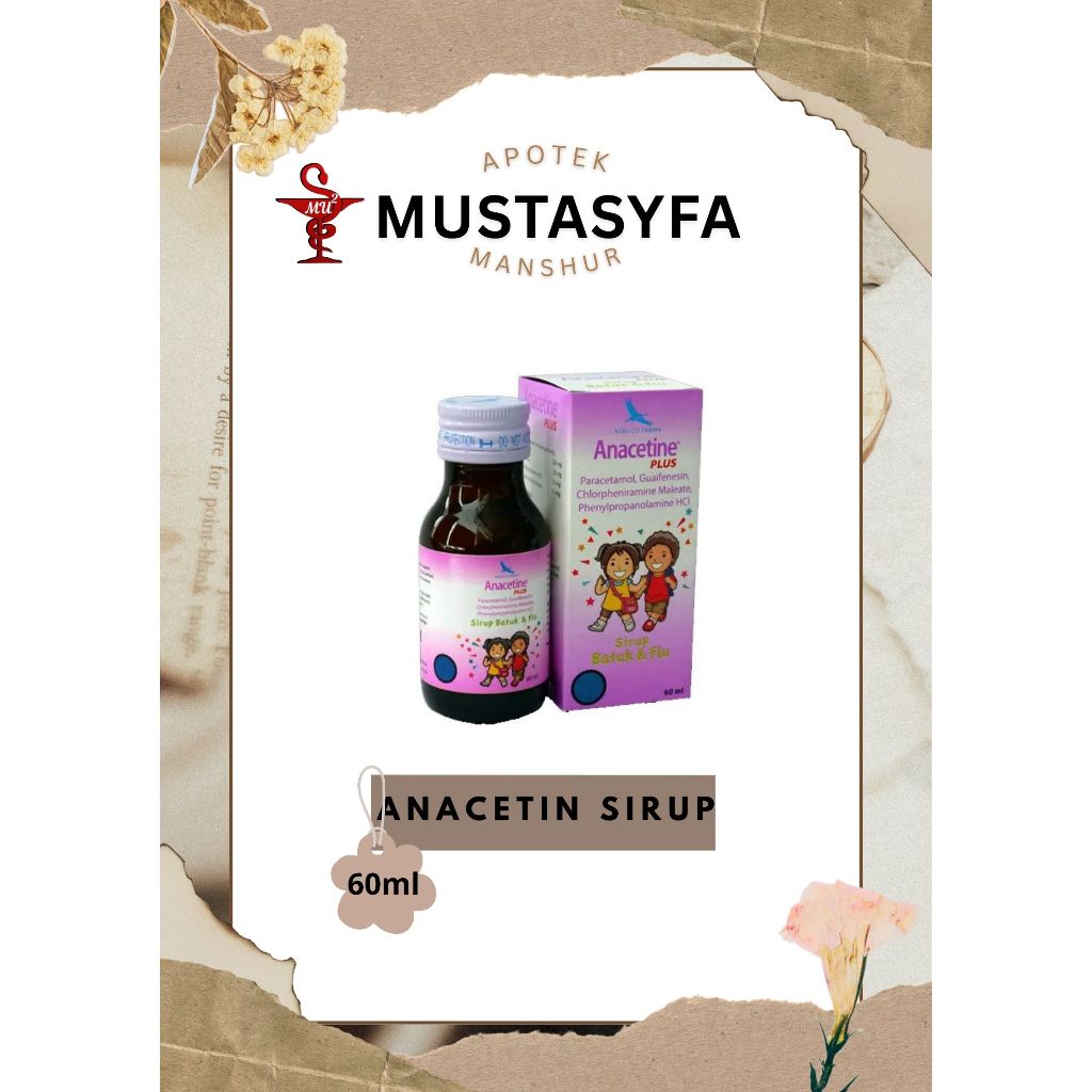 ANACETINE PLUS Syrup batuk dan flu 60ml